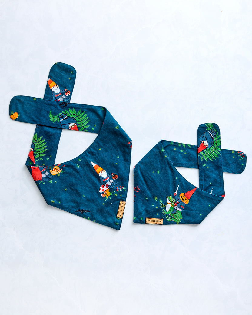 Mischief Night - Pet Bandana - Nightfall Blue - Printfresh