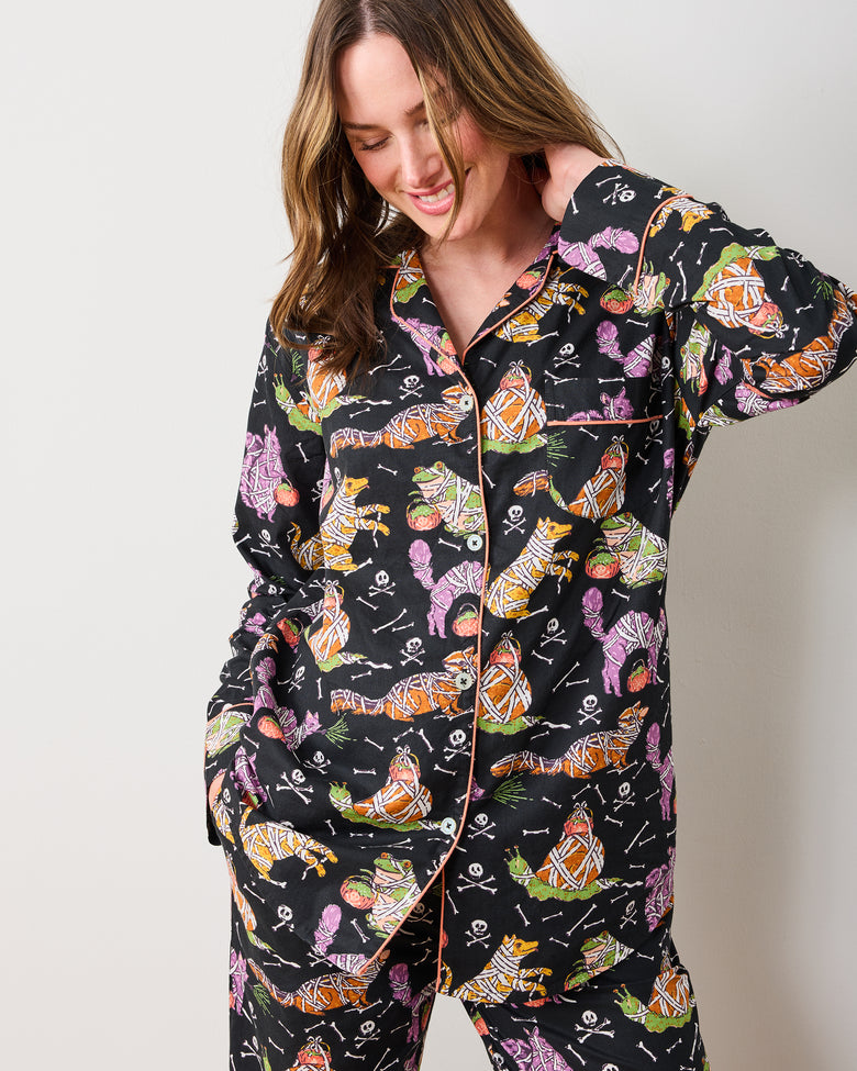 Monster Mash - Long PJ Set - Haunted House - Printfresh