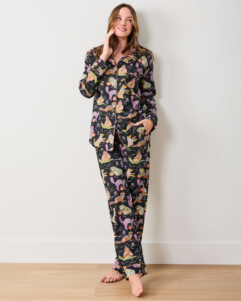 Monster Mash - Long PJ Set - Haunted House - Printfresh