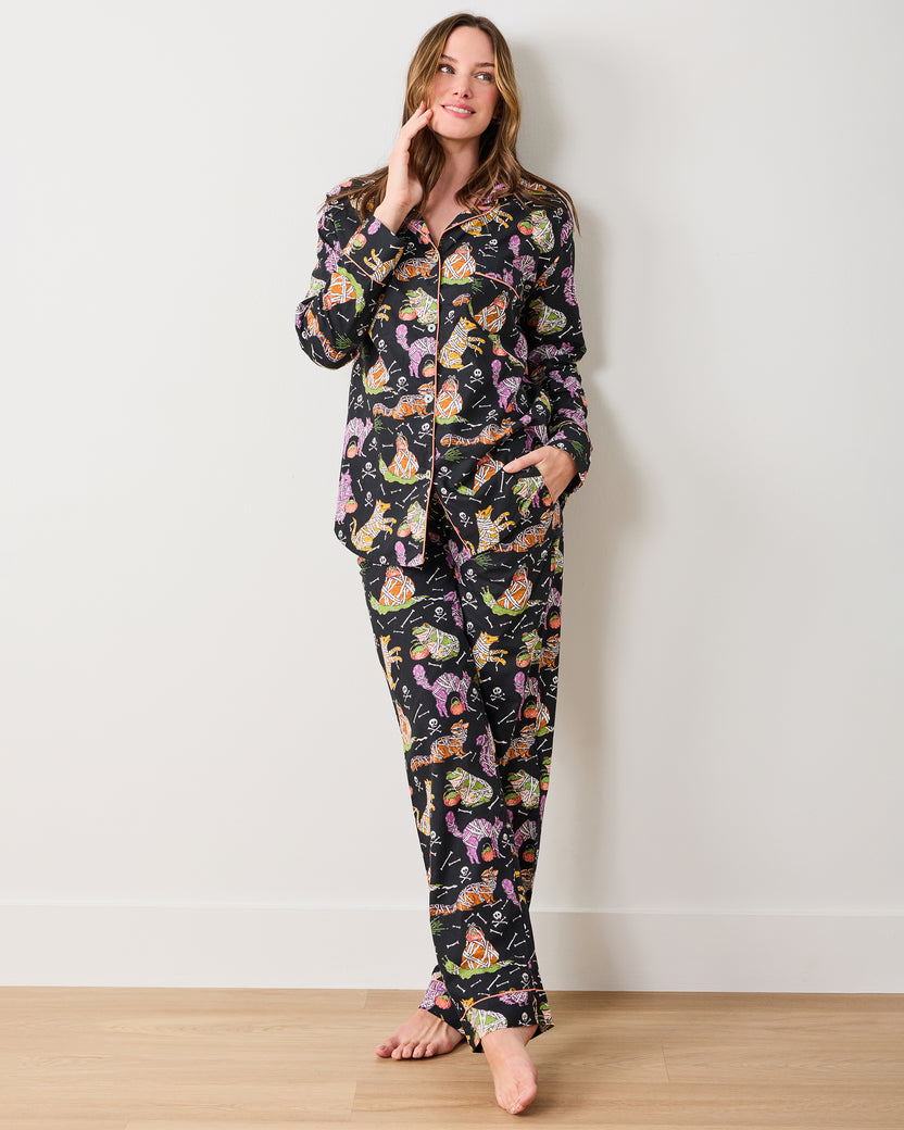 Monster Mash - Long PJ Set - Haunted House - Printfresh