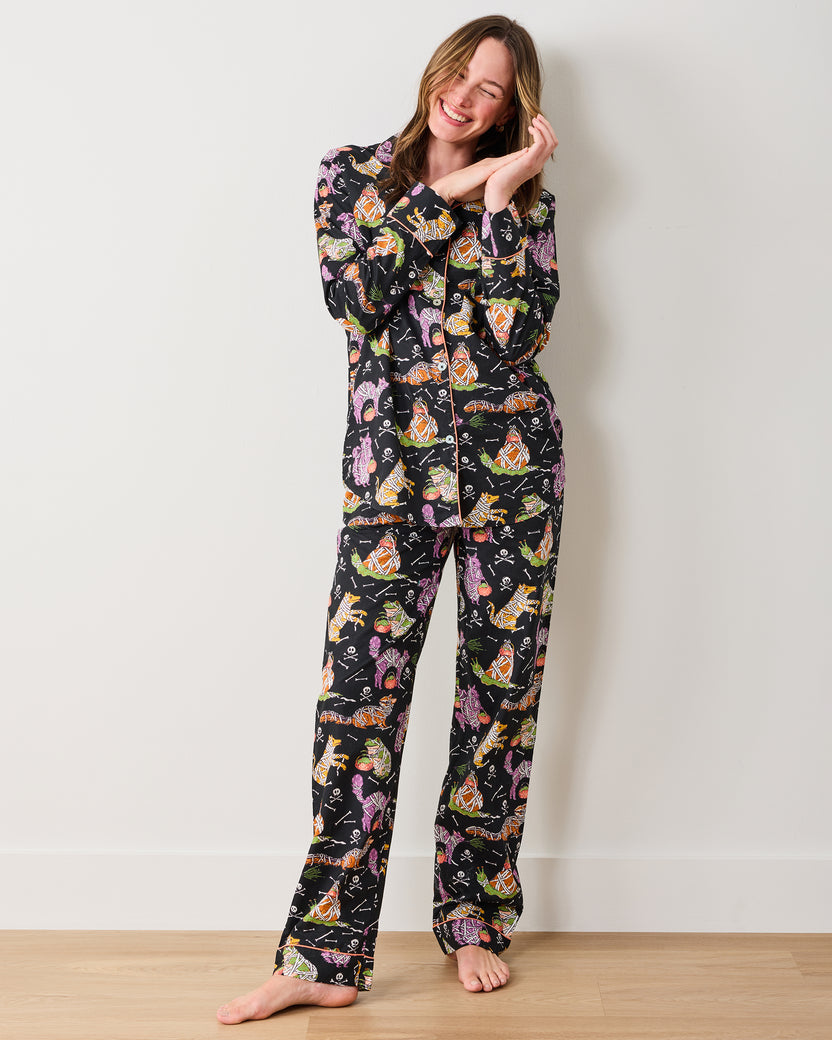 Monster Mash - Long PJ Set - Haunted House - Printfresh