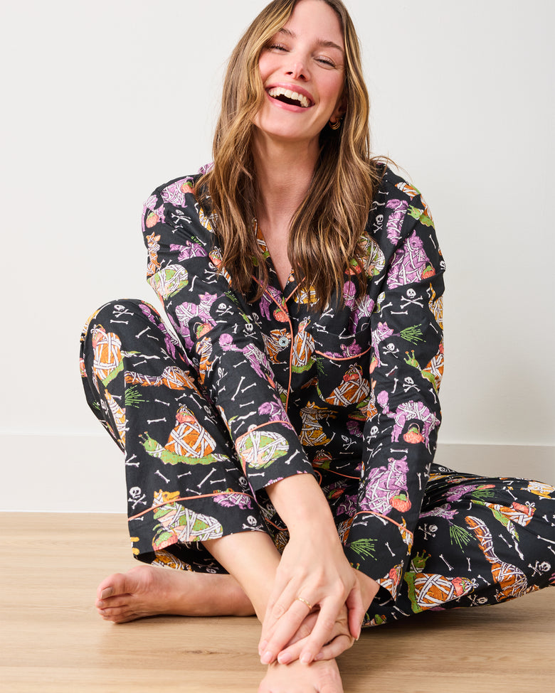 Monster Mash - Tall Long PJ Set - Haunted House - Printfresh