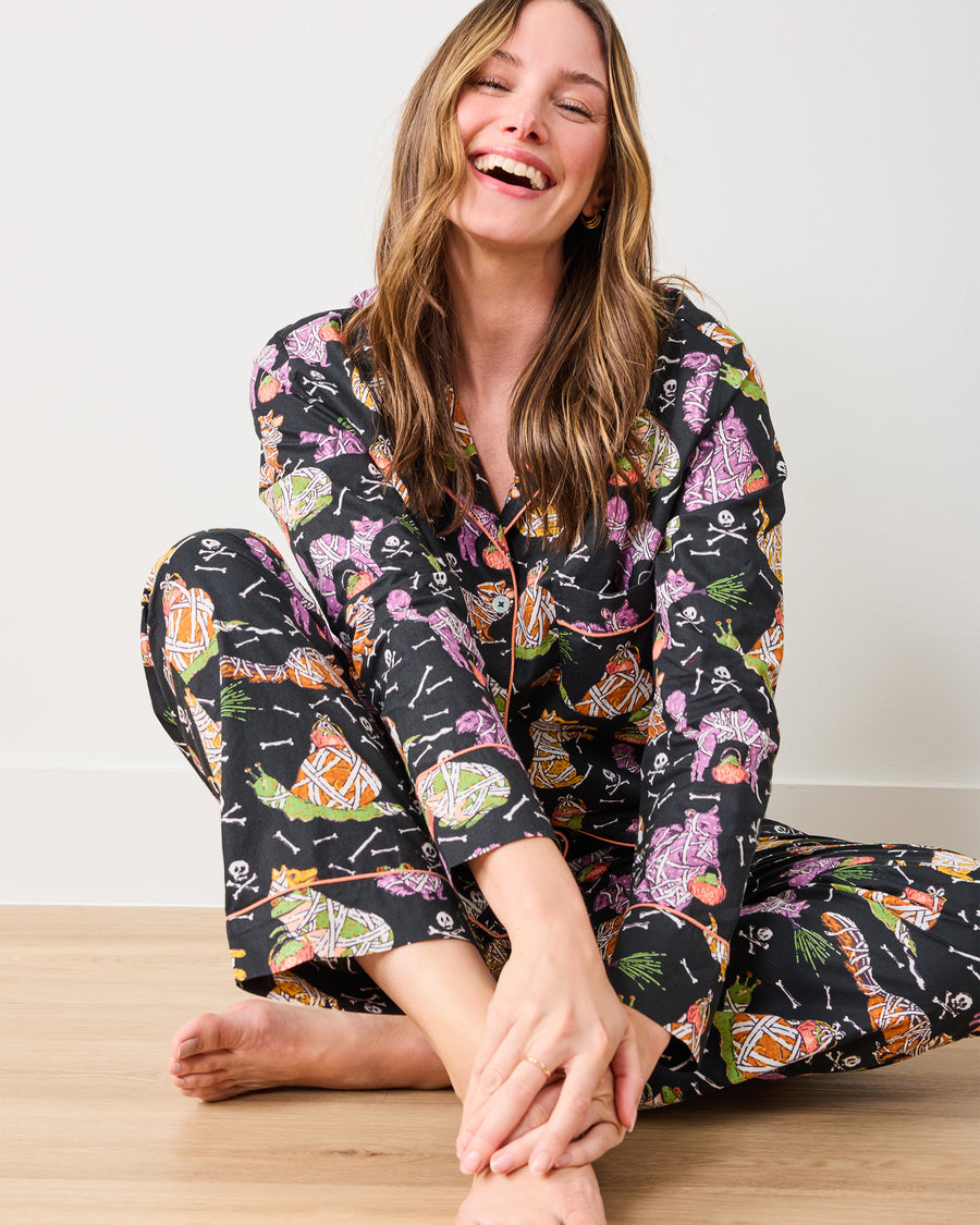 Monster Mash - Tall Long PJ Set - Haunted House - Printfresh
