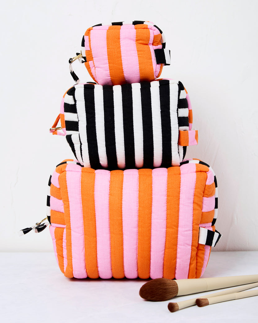 Showtime Stripes - Three's Best Pouch Set - Skeleton Candy - Printfresh