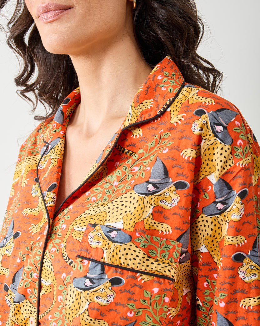 Witchy Bagheera - Long PJ Set - Pumpkin Spice - Printfresh