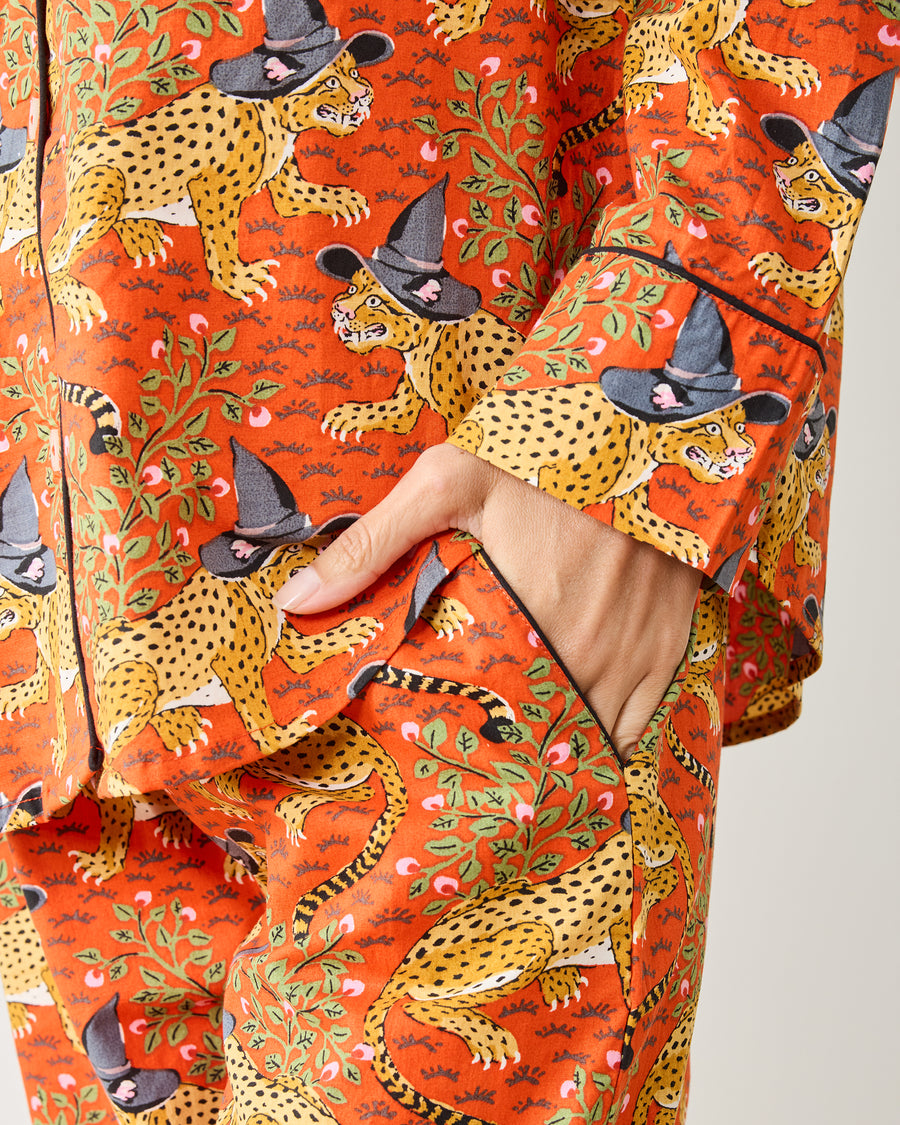 Witchy Bagheera - Long PJ Set - Pumpkin Spice - Printfresh