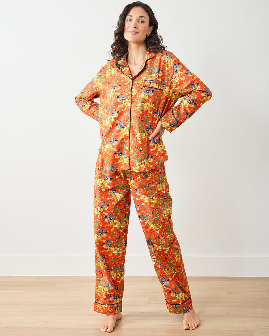 Witchy Bagheera - Long PJ Set - Pumpkin Spice - Printfresh