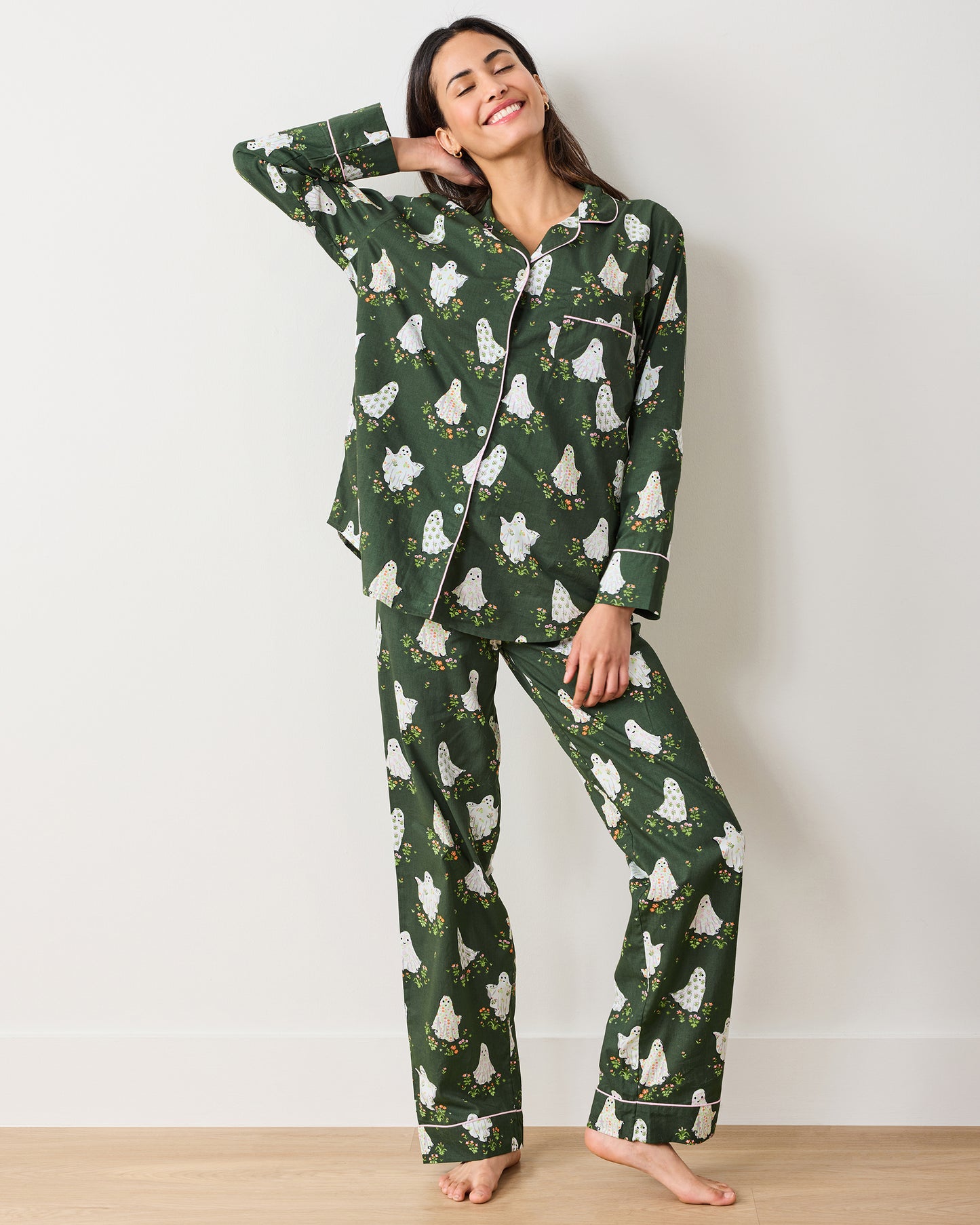 Gardening Ghosts - Tall Long PJ Set - Overgrown Moss