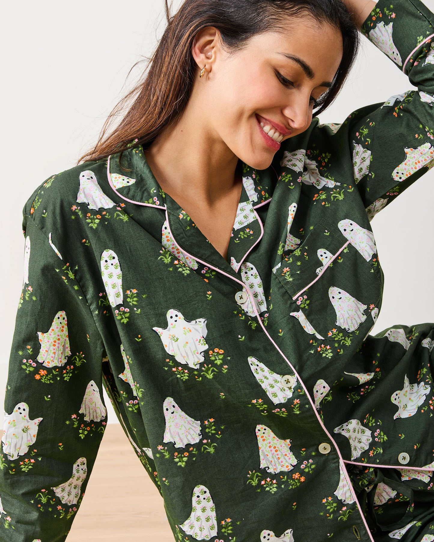 Gardening Ghosts - Tall Long PJ Set - Overgrown Moss