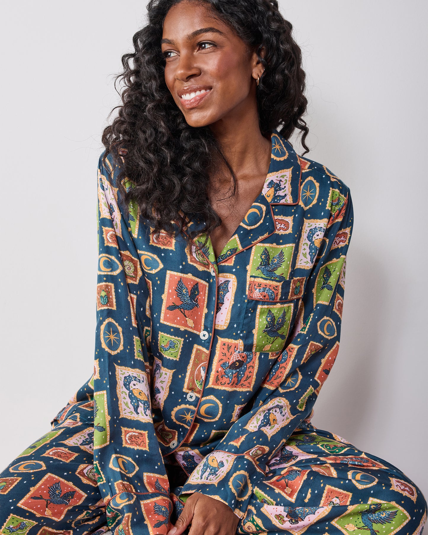 Midnight Gallery - Petite Eco Satin Soho Set - Night Sky