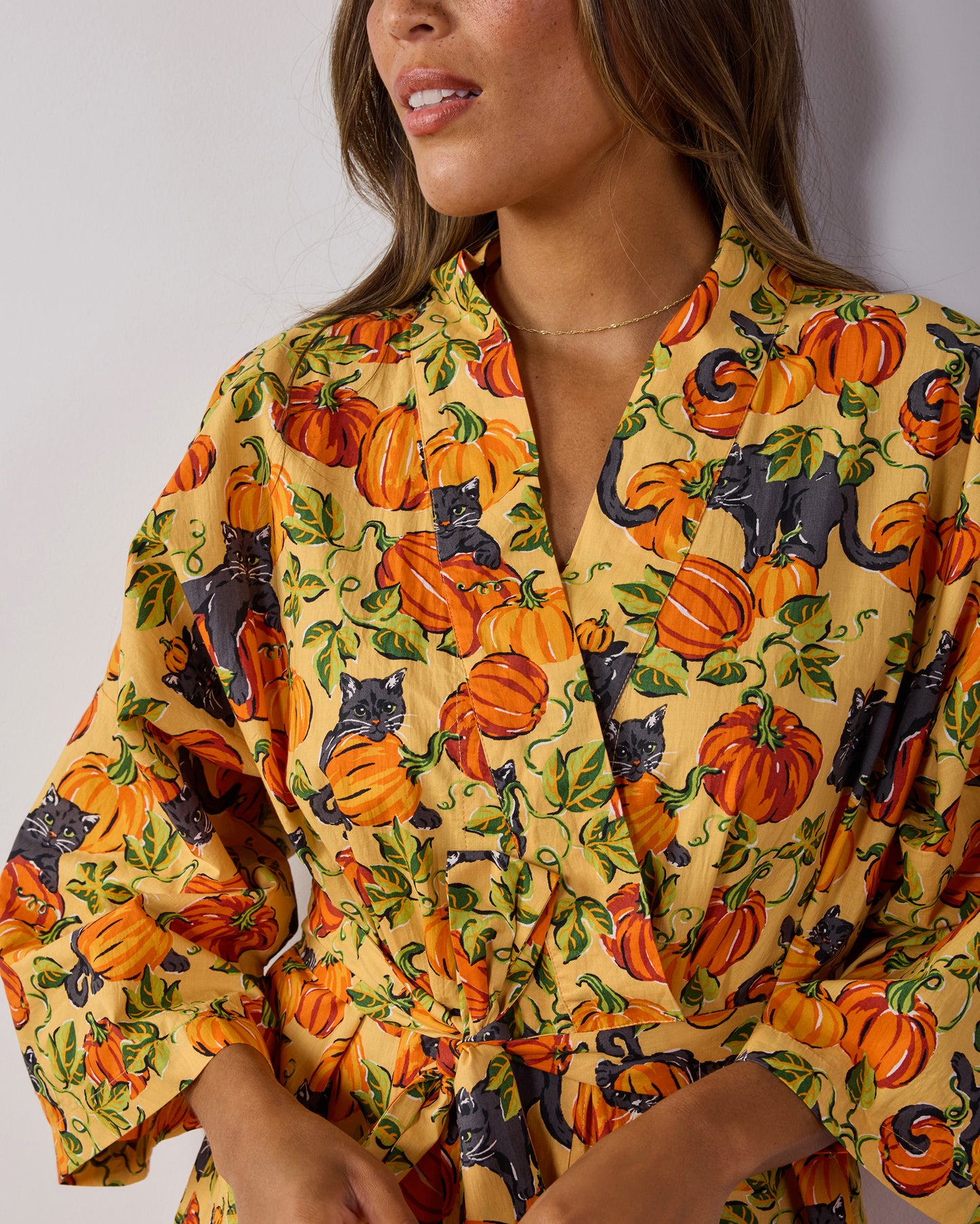 Pumpkin Prowl - Long Robe - Salted Caramel