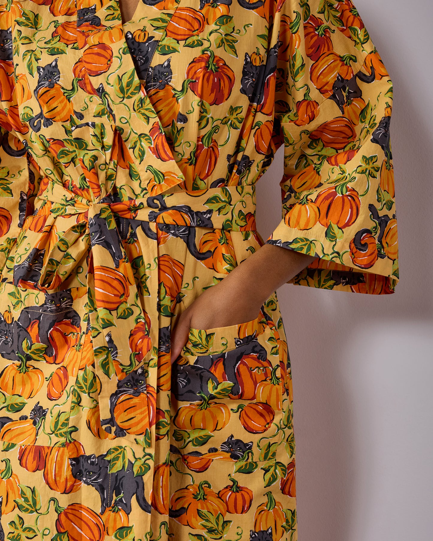 Pumpkin Prowl - Long Robe - Salted Caramel