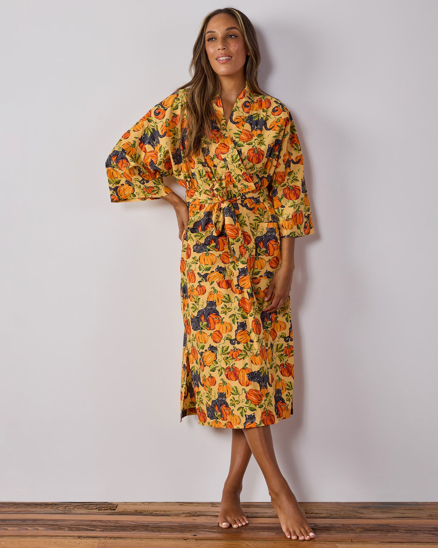Pumpkin Prowl - Long Robe - Salted Caramel