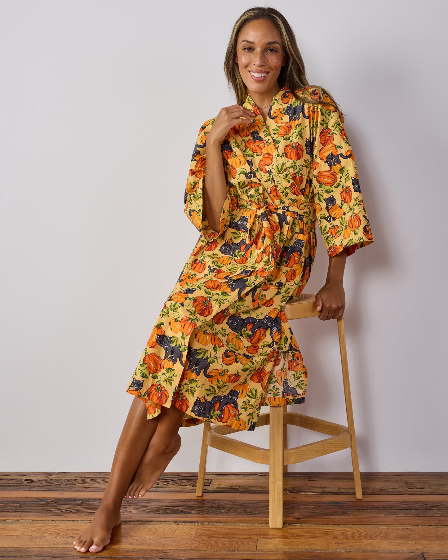 Pumpkin Prowl - Long Robe - Salted Caramel