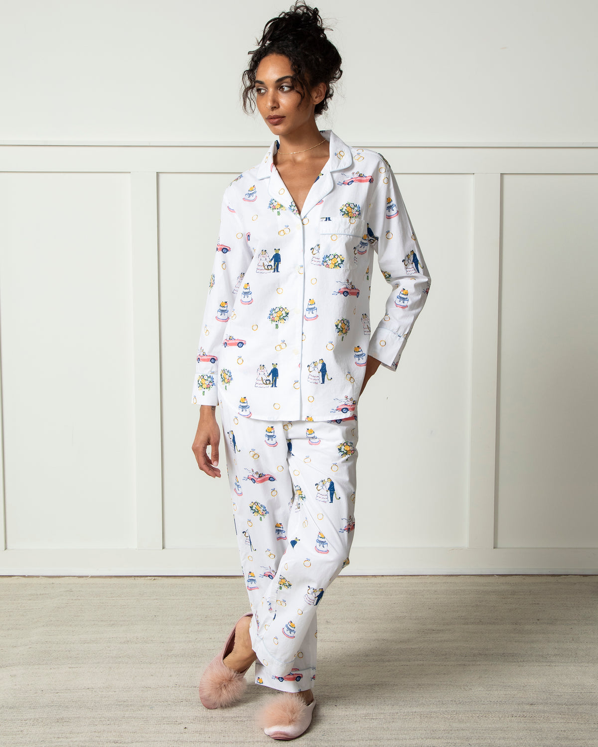Happily Ever After Tall Long PJ Set Cloud