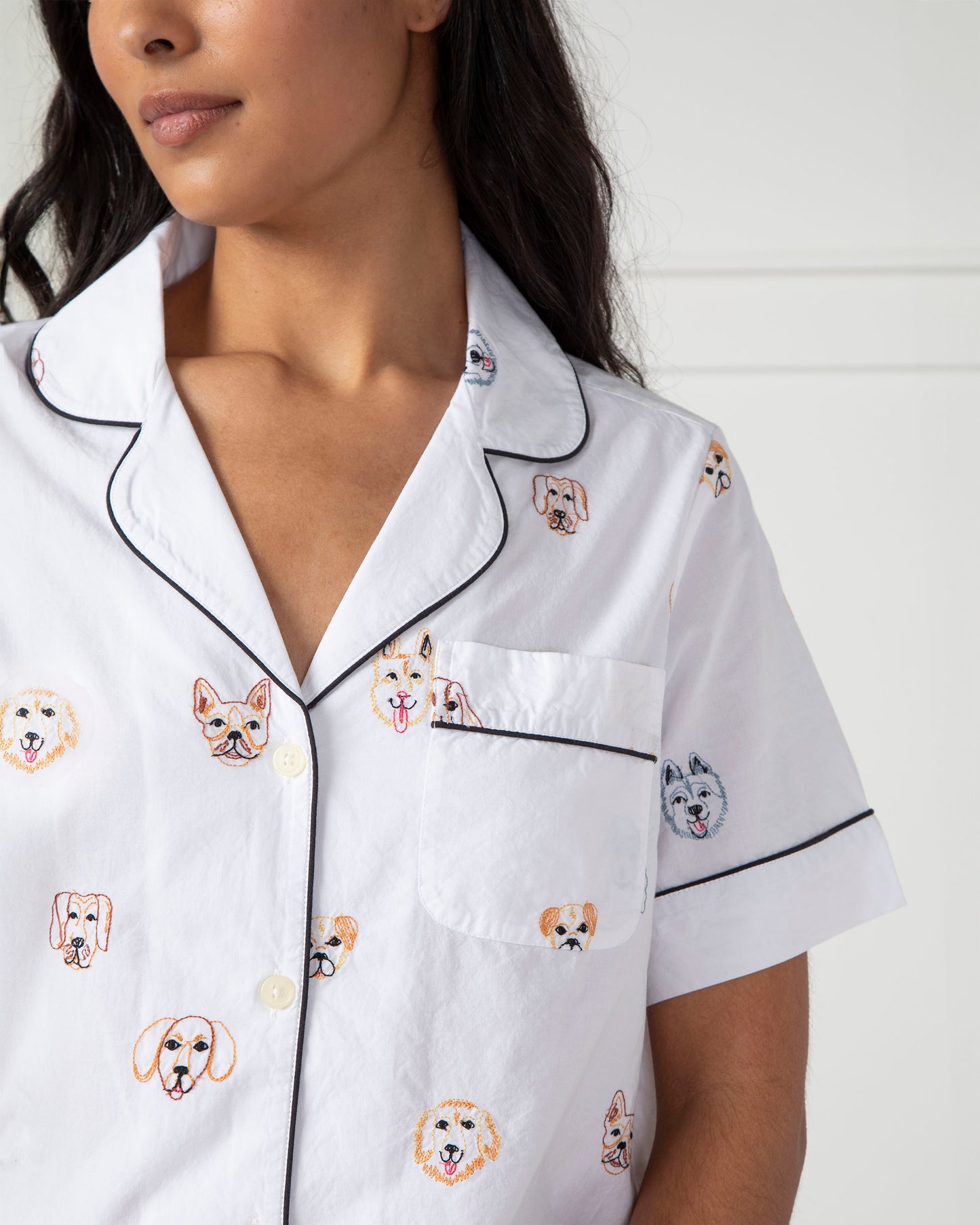 Happy Hounds - Short Sleep Set - Cloud - Printfresh
