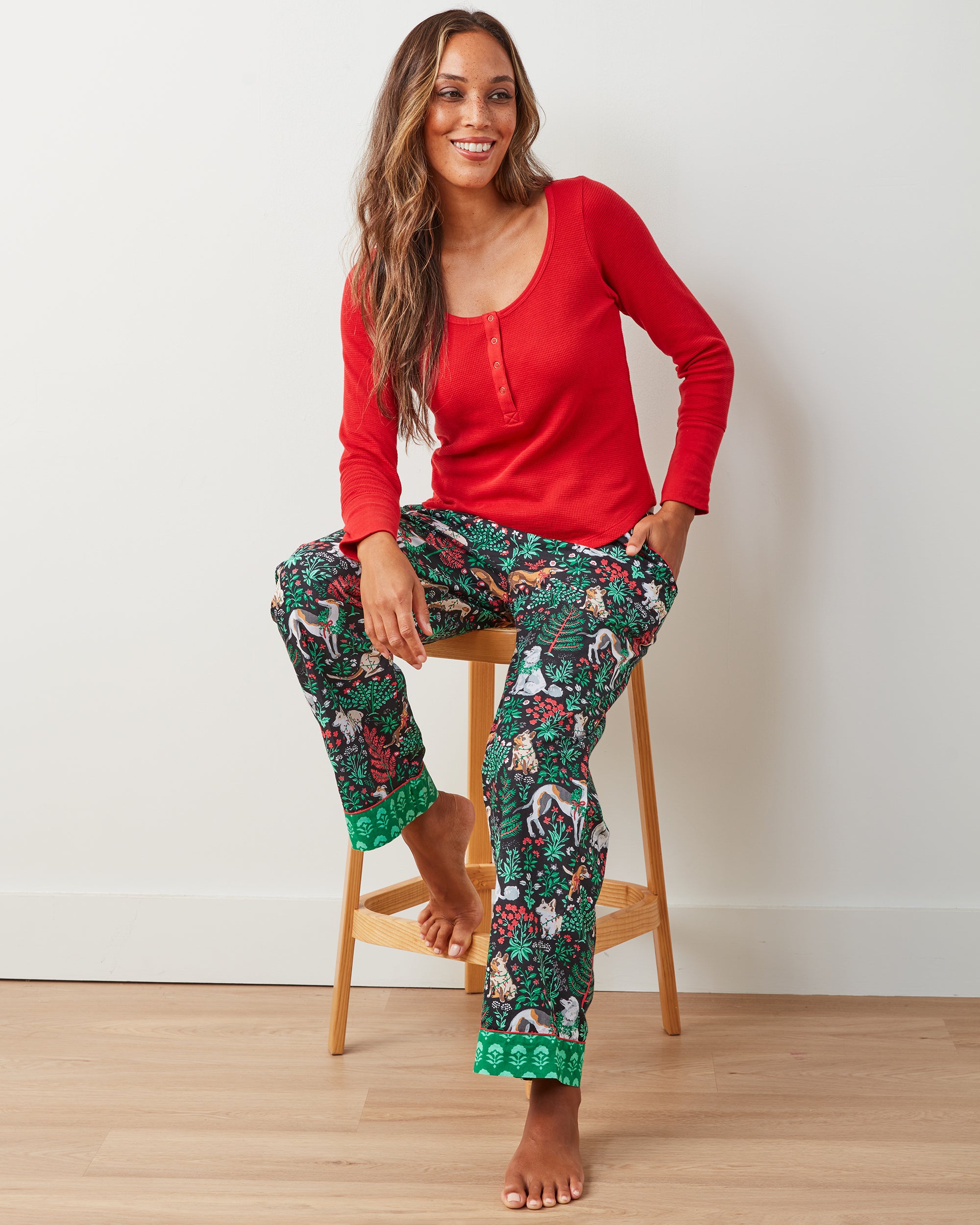 Happy Howlidays - PJ Pants - Ink - Printfresh