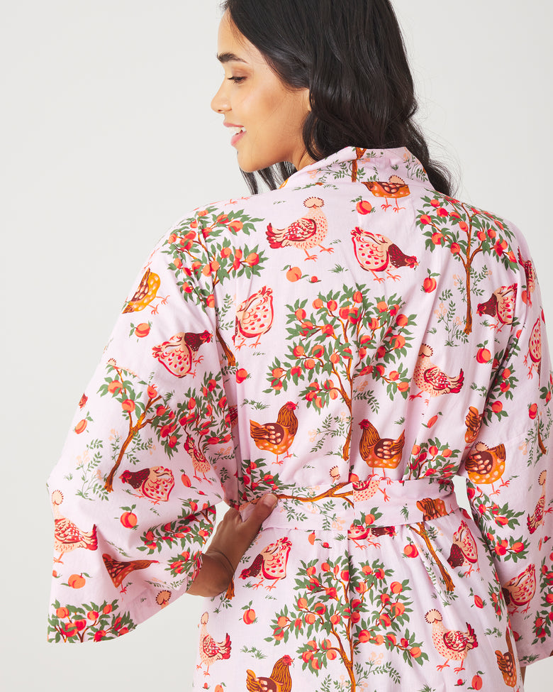 Pink Robe Captain Hen House - Robe - Ballet Pink – Printfresh