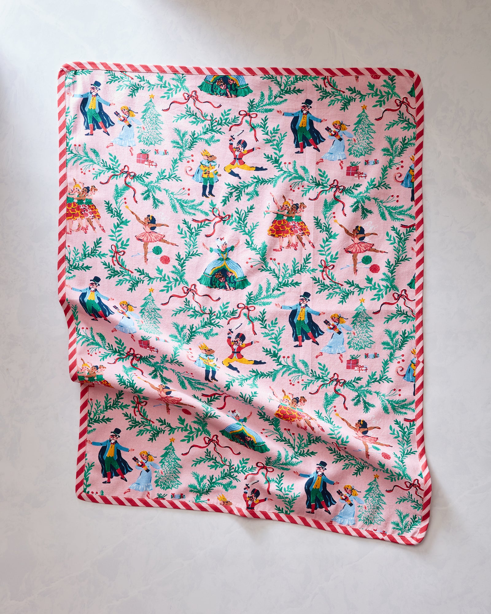 Nutcracker Dreams - Tea Towel - Ballet Pink - Printfresh