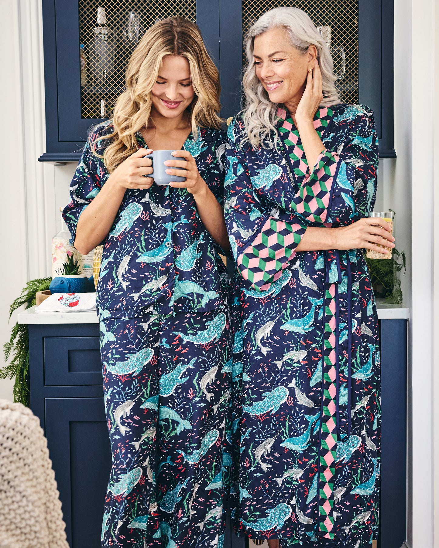 Arctic Sea Life - Eco Satin Wildest Dreams Set - Blue Chill - Printfresh