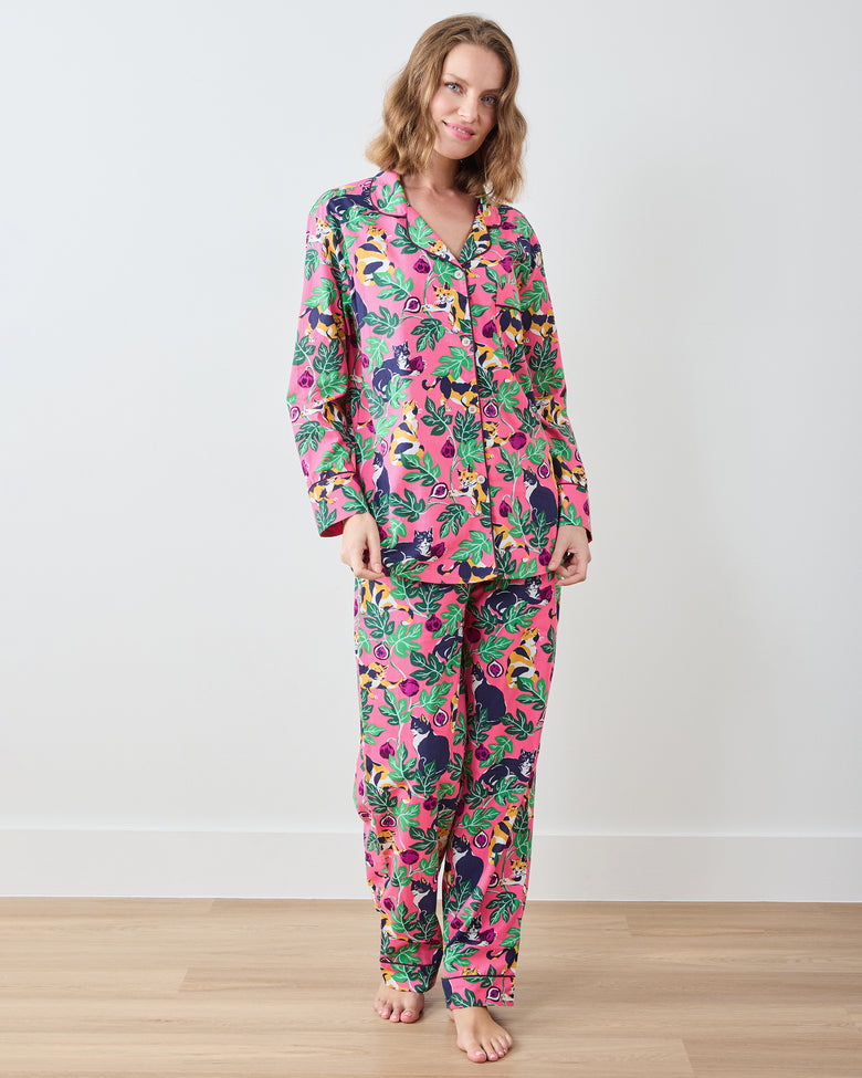 Figs & Felines -  Short PJ Set - Sweet Pink - Printfresh