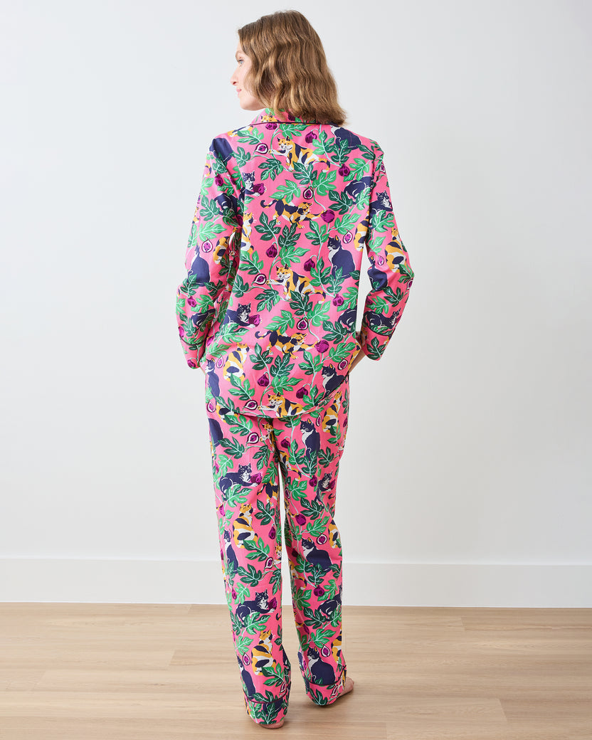 Figs & Felines -  Short PJ Set - Sweet Pink - Printfresh