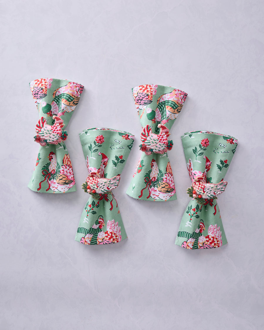 Holiday Hens - Tablescape Bundle - Sage - Printfresh