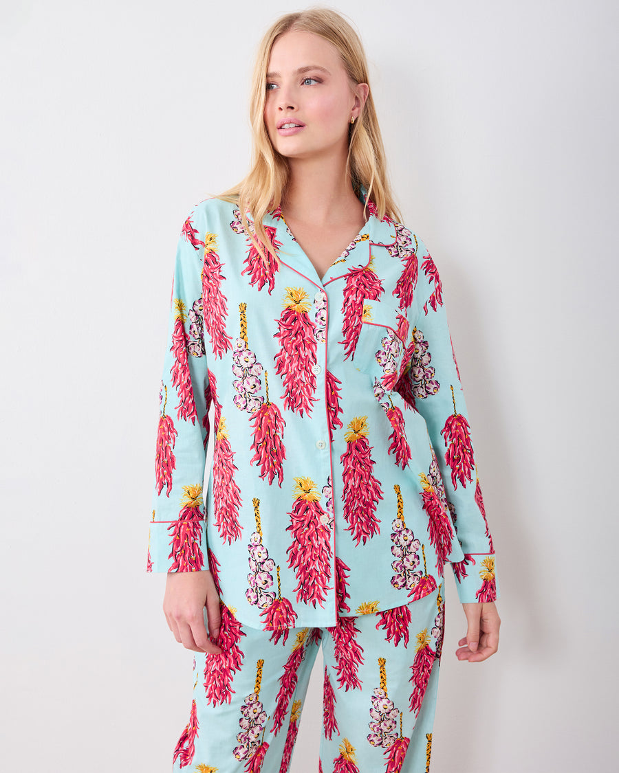 Something Spicy -  Long PJ Set - Azule - Printfresh