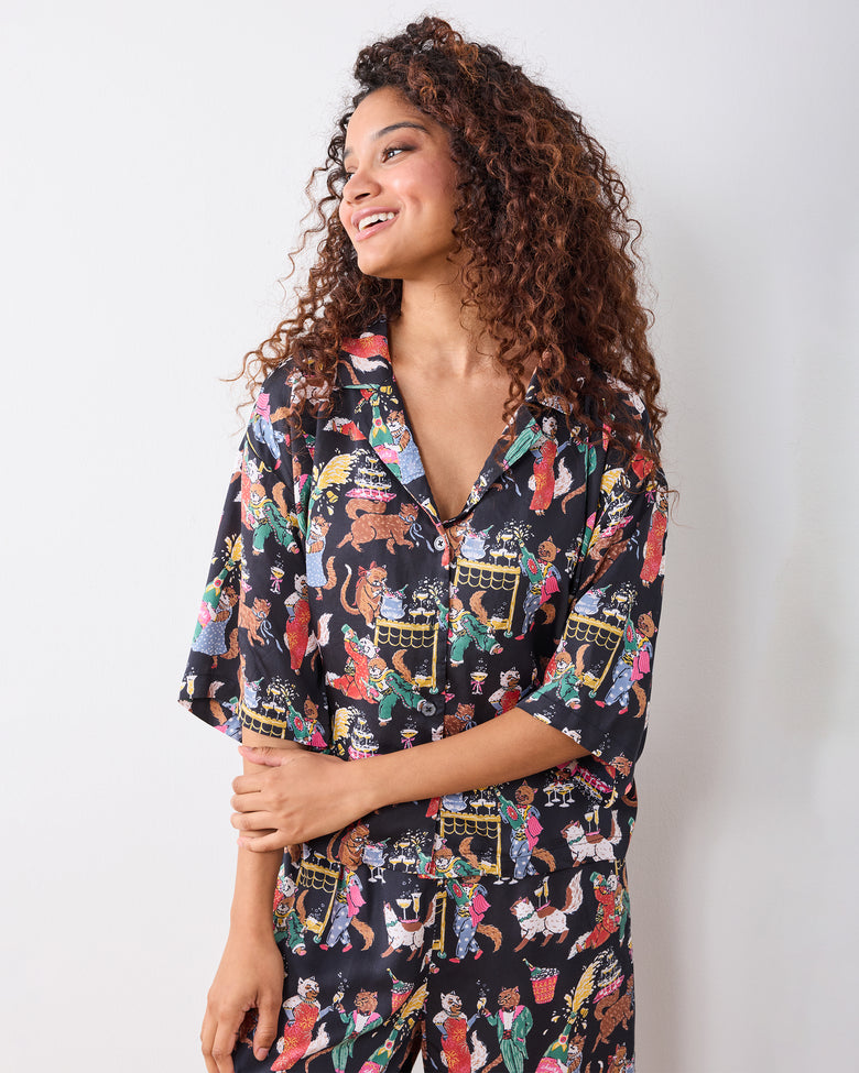 Swanky Cats - Tall Eco Satin Wildest Dreams Set - Tuxedo - Printfresh