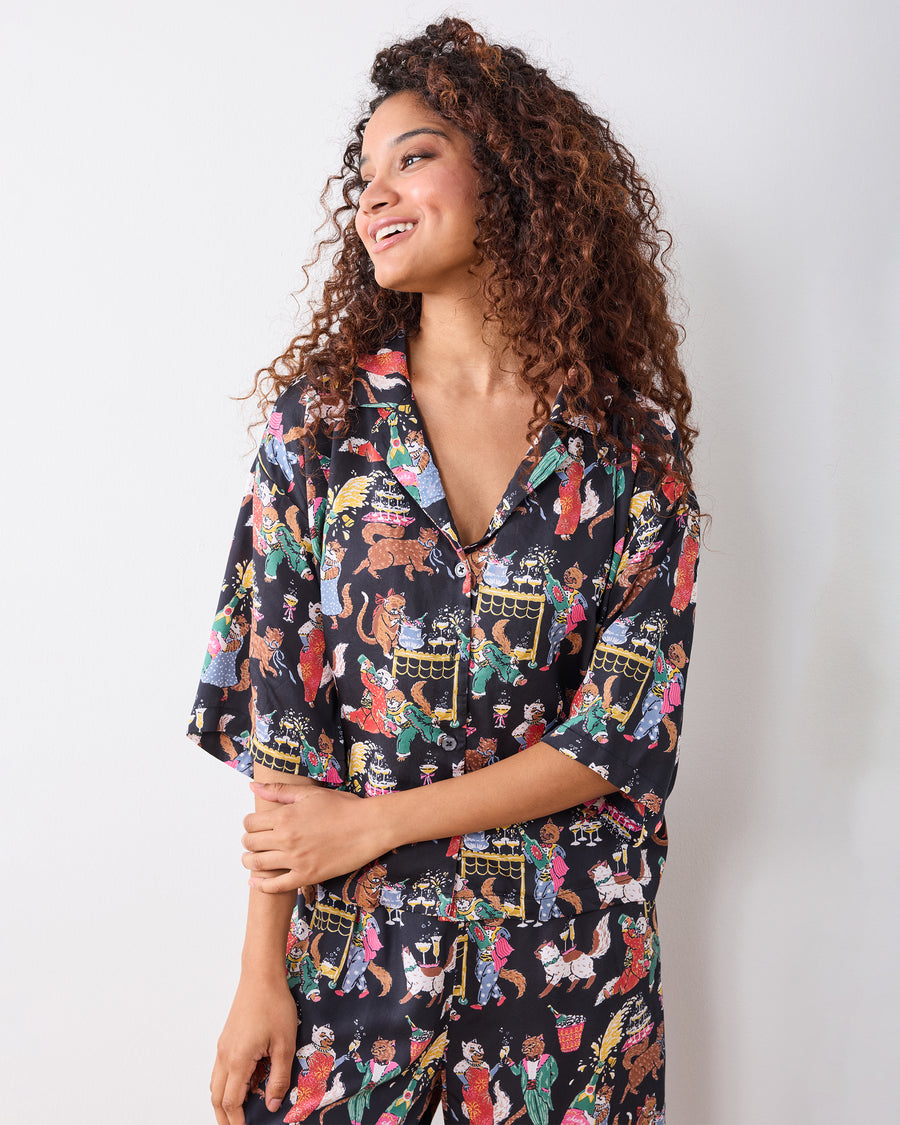 Swanky Cats - Tall Eco Satin Wildest Dreams Set - Tuxedo - Printfresh