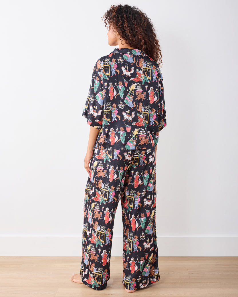 Swanky Cats - Eco Satin Wildest Dream Set - Tuxedo - Printfresh