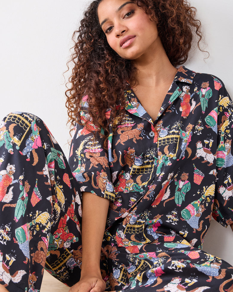 Swanky Cats - Eco Satin Wildest Dream Set - Tuxedo - Printfresh