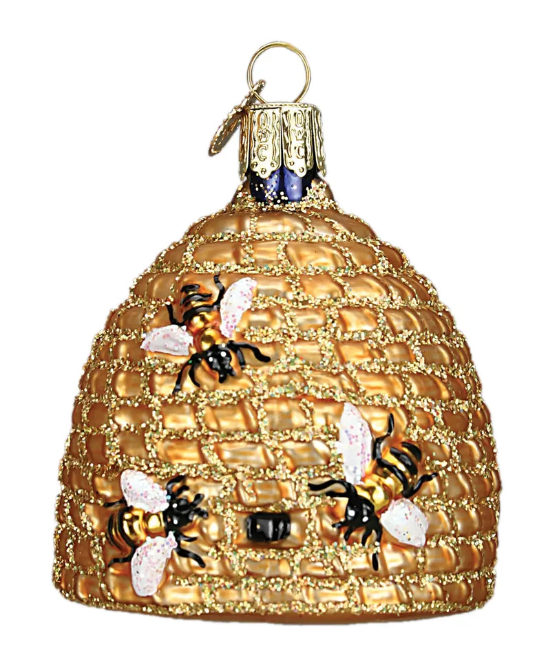 Gold - Bee Ornament - Old World Christmas - Printfresh