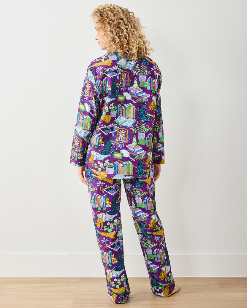 Elphaba's Alchemy  - Tall Long PJ Set - Brewed Blackberry - Printfresh
