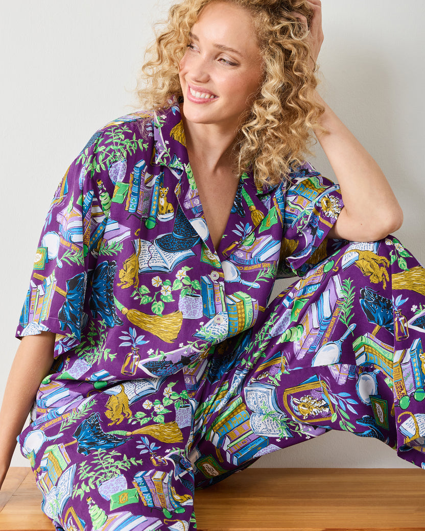 Elphaba's Alchemy  - Petite Eco Satin Wildest Dreams Set - Brewed Blackberry - Printfresh