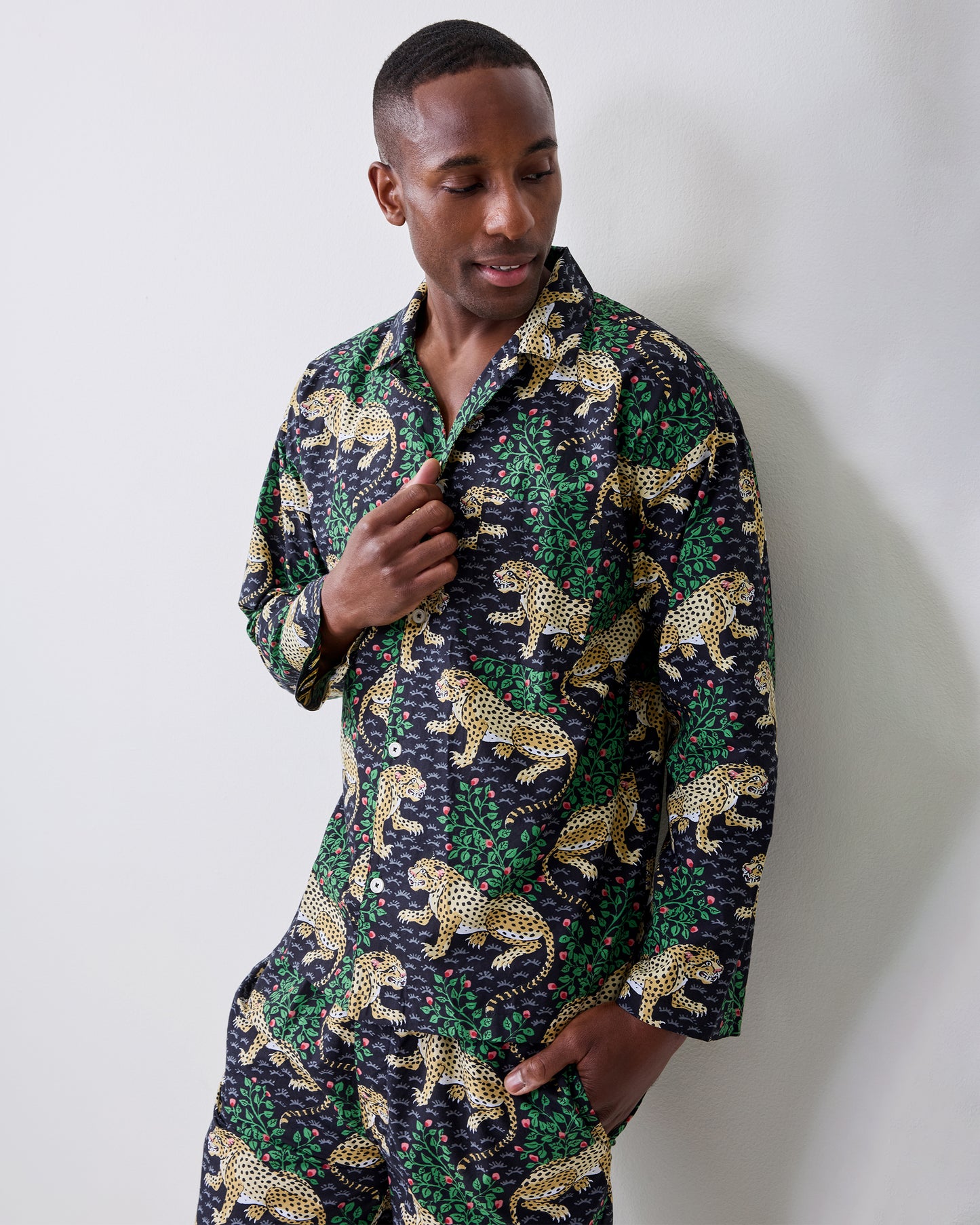 Bagheera - Men's Long PJ Set - Ink