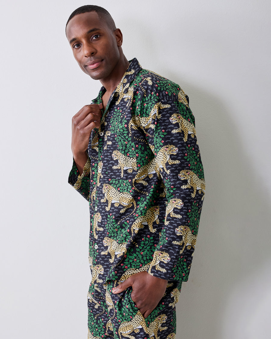 Bagheera - Men's Long PJ Set - Ink