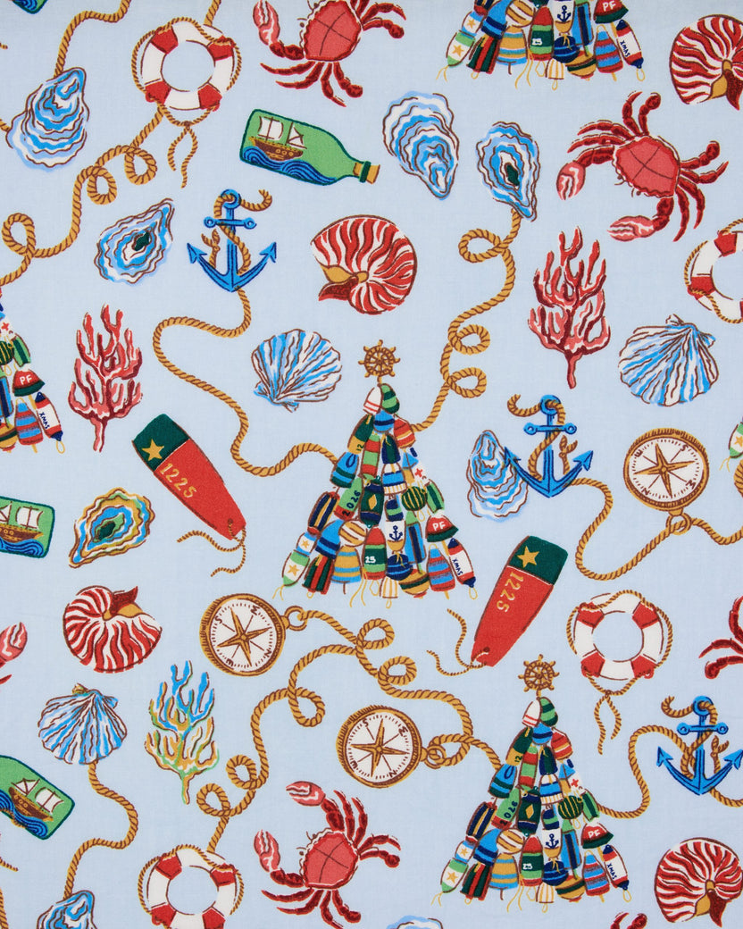 Holidays Ahoy & Christmas Claws - Tea Towels & Cocktail Napkins Bundle - Multi