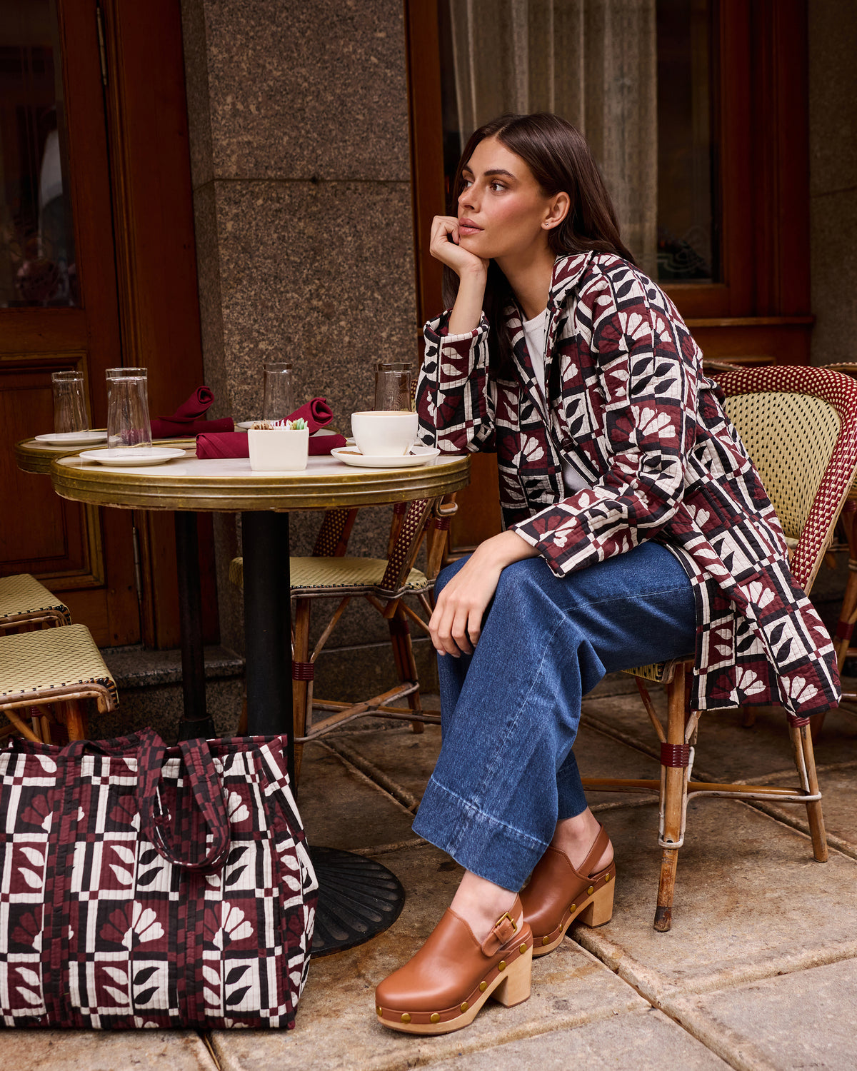 Hygge Greenhouse - Spencer Jacket - Bordeaux