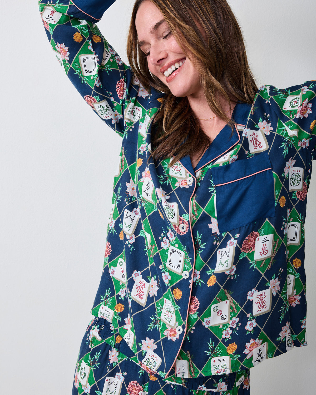 Mahj Garden - Eco Satin Soho Set - Wintergreen