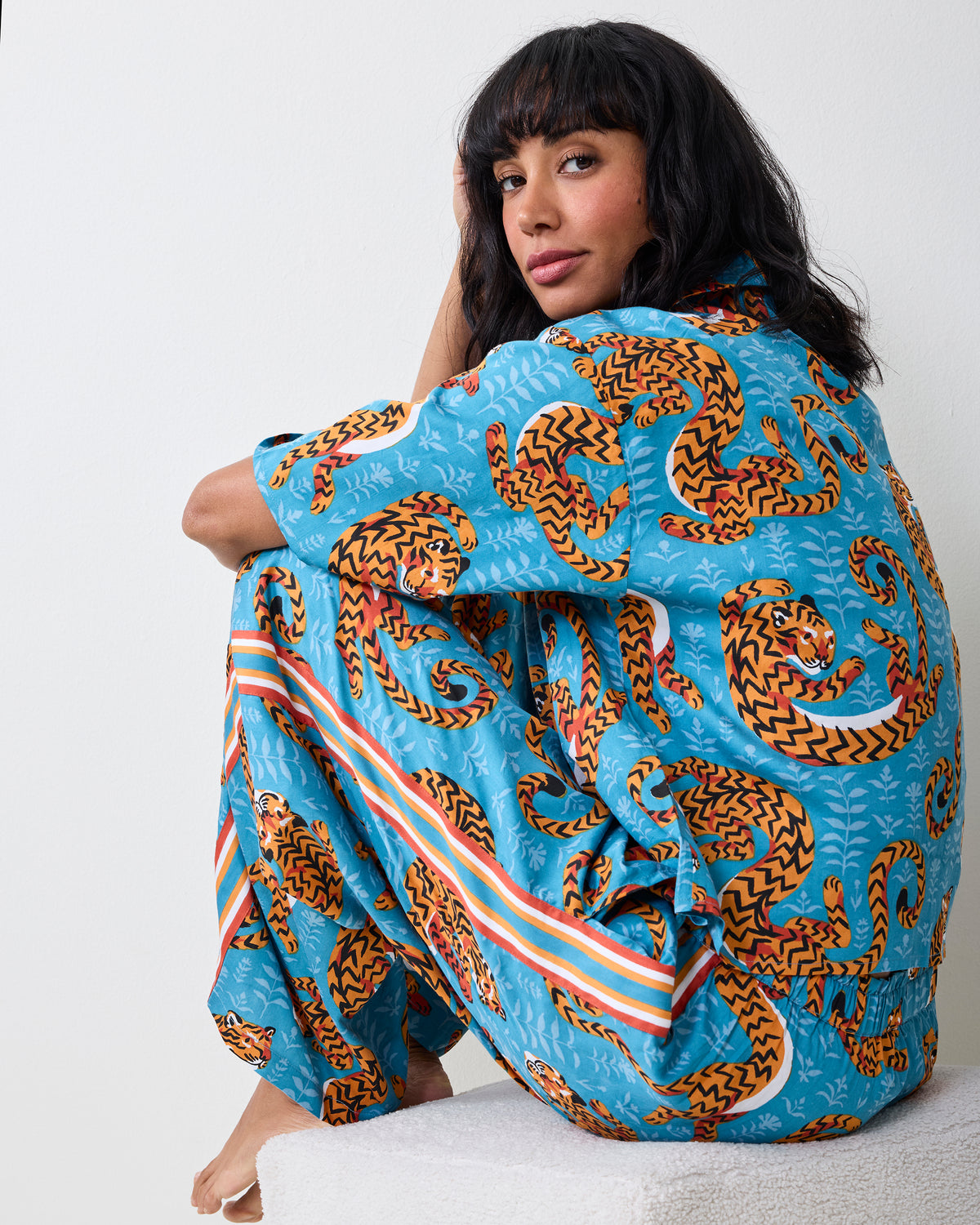 Twisted Tiger - Eco Satin Wildest Dreams Set - Persian Turquoise