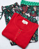 Happy Howlidays - Cozy Henley & PJ Pants Set - Ink - Printfresh