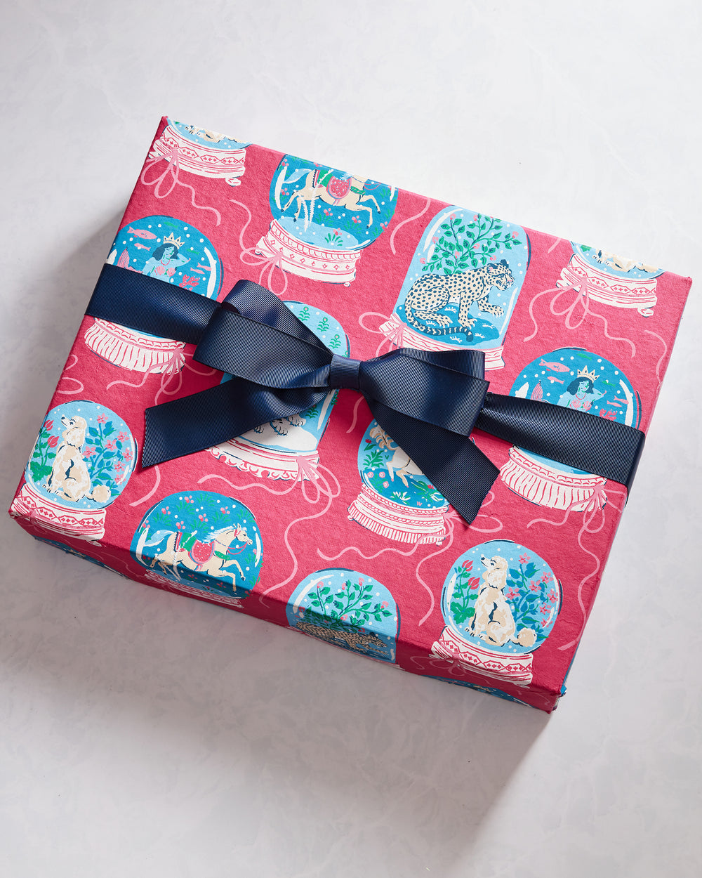 Snow Globe Magic - Gift Box - Red Ribbon - Printfresh