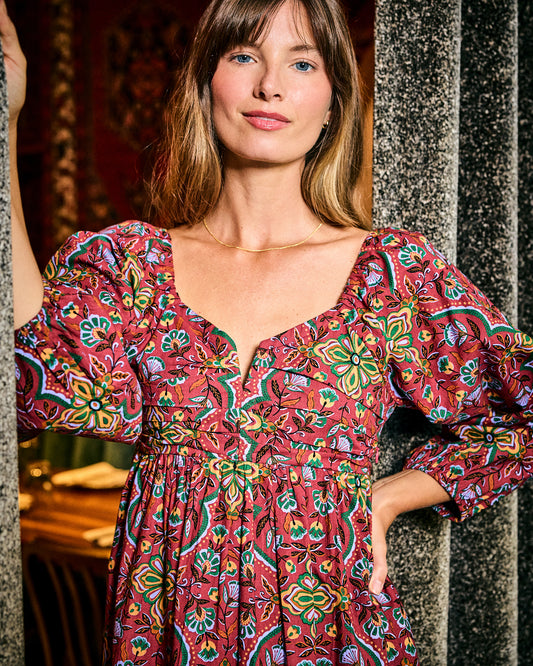 burgundy festive dress Styling An AW Bridal Burgundy Velvet Dress For Christmas