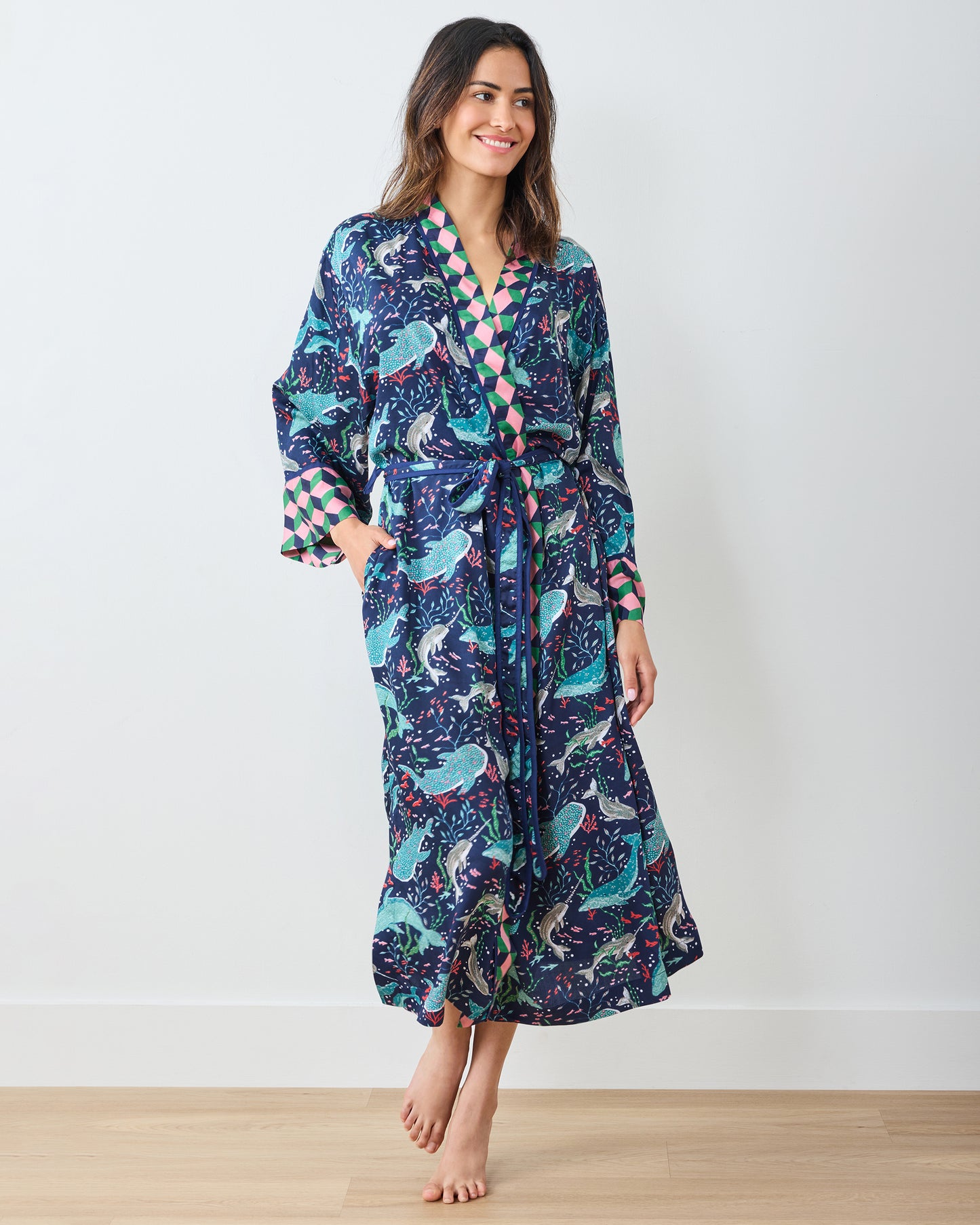 Arctic Sealife - Eco Satin Sweet Dreams Set - Blue Chill - Printfresh