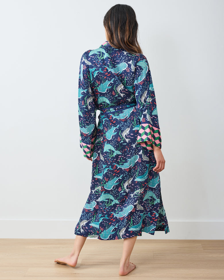 Arctic Sealife - Eco Satin Sweet Dreams Set - Blue Chill - Printfresh