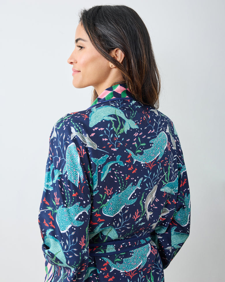 Arctic Sealife - Eco Satin Sweet Dreams Set - Blue Chill - Printfresh