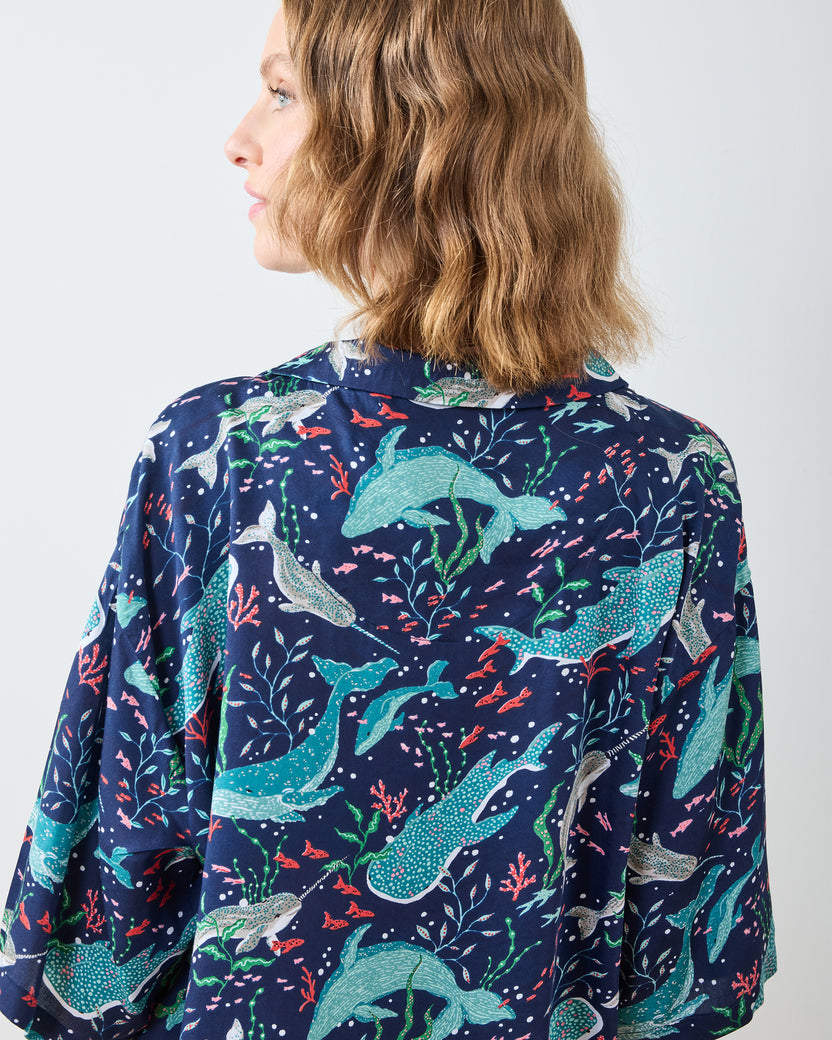 Arctic Sea Life - Eco Satin Sweet Dreams Set - Blue Chill - Printfresh