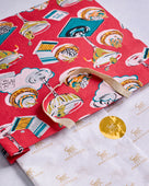 Blinis & Martinis - Gift Wrapping - Matchbook Red