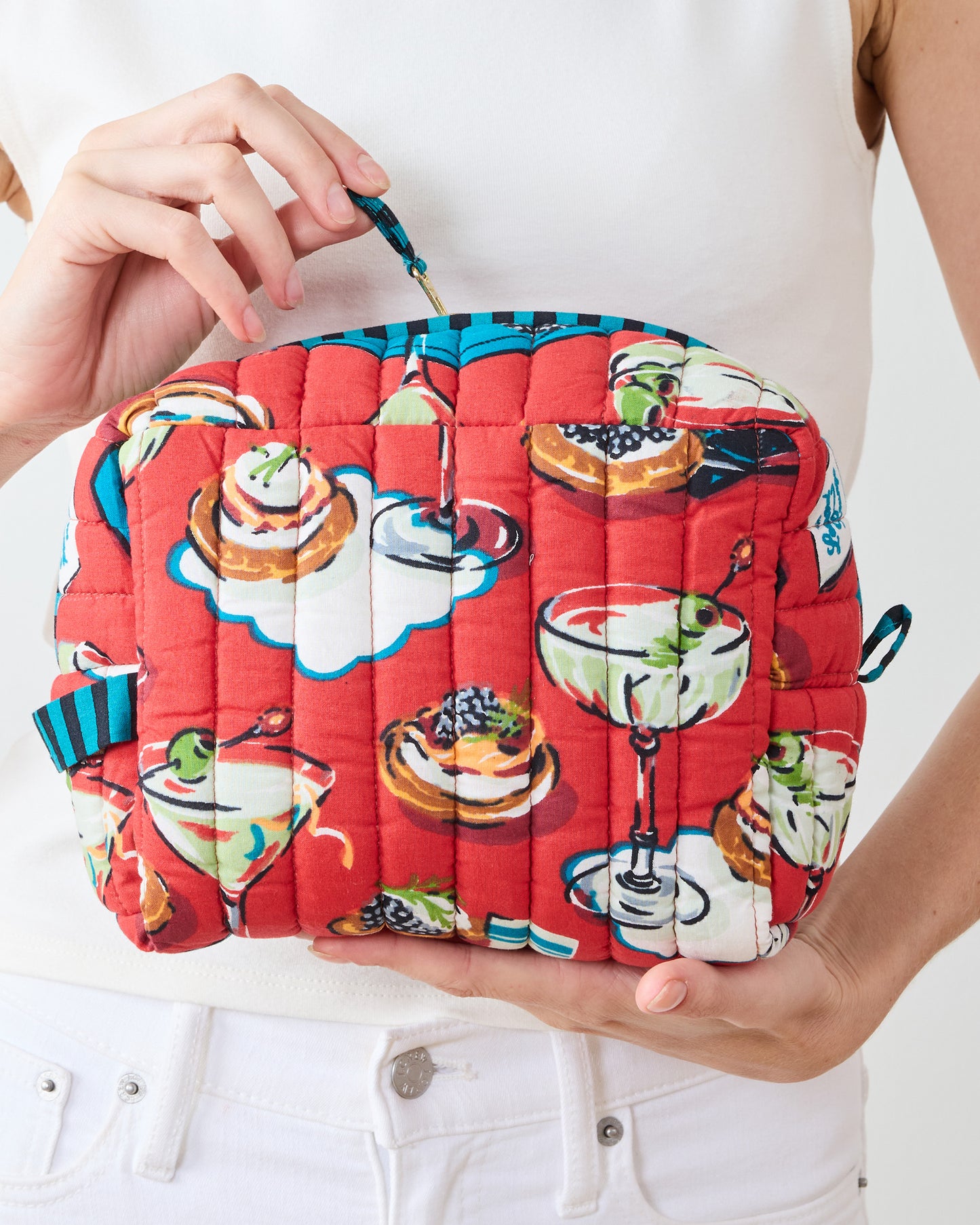 Blinis & Martinis - Three's Best Pouch Set - Matchbook Red - Printfresh